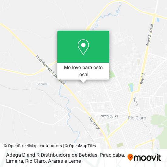 Adega D and R Distribuidora de Bebidas mapa