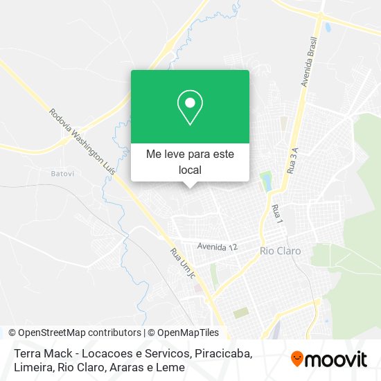 Terra Mack - Locacoes e Servicos mapa