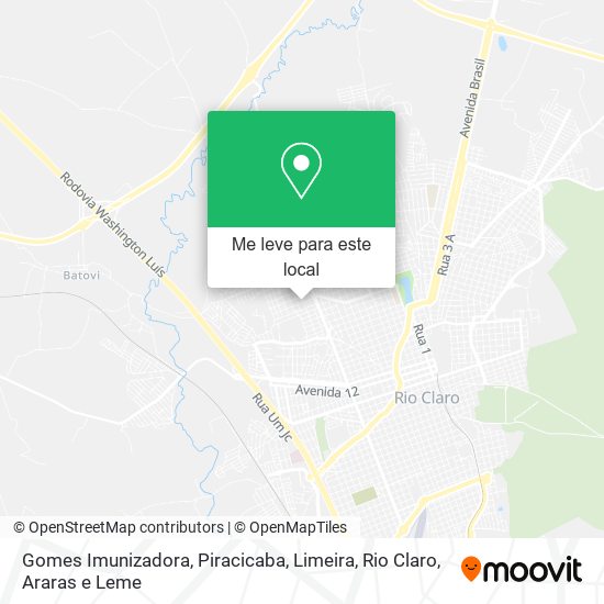 Gomes Imunizadora mapa