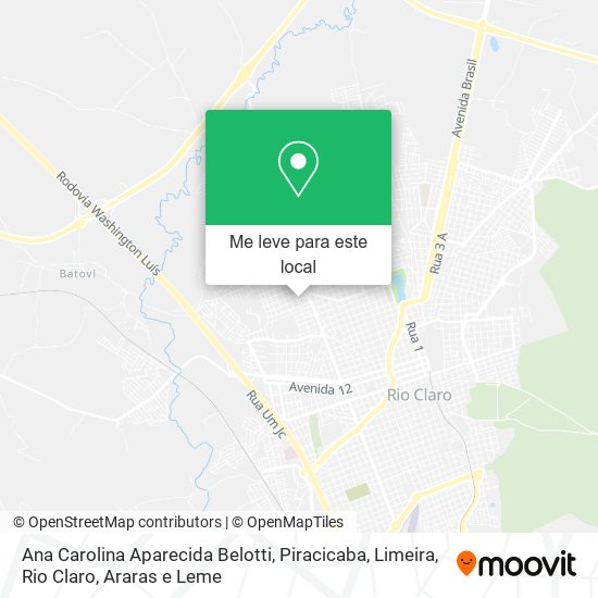 Ana Carolina Aparecida Belotti mapa