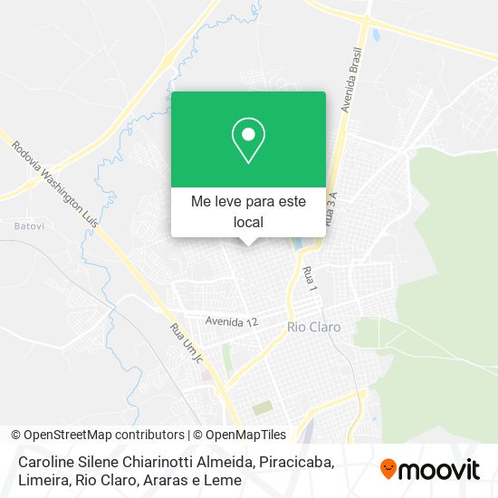 Caroline Silene Chiarinotti Almeida mapa