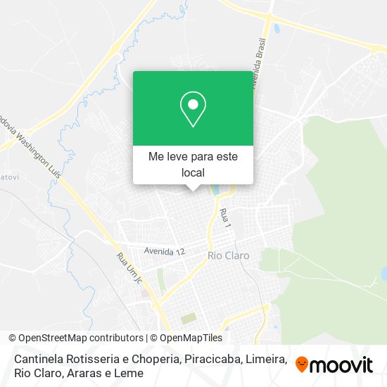 Cantinela Rotisseria e Choperia mapa