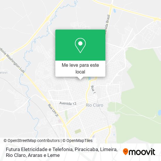 Futura Eletricidade e Telefonia mapa