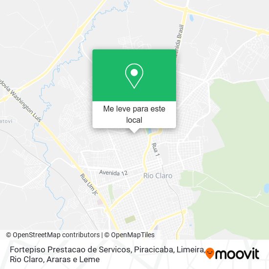 Fortepiso Prestacao de Servicos mapa