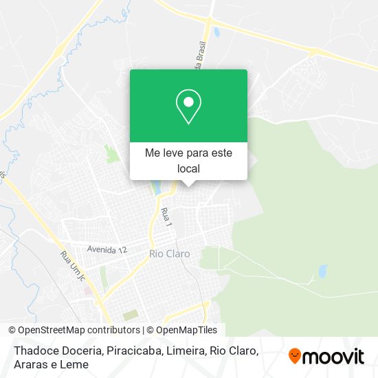 Thadoce Doceria mapa