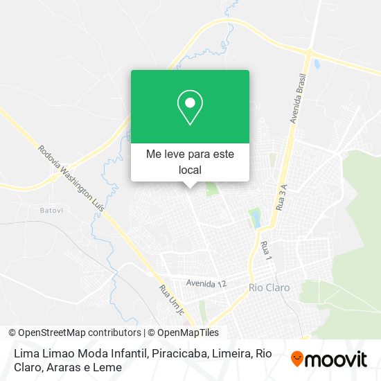 Lima Limao Moda Infantil mapa