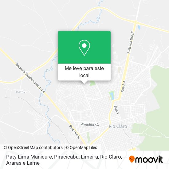 Paty Lima Manicure mapa