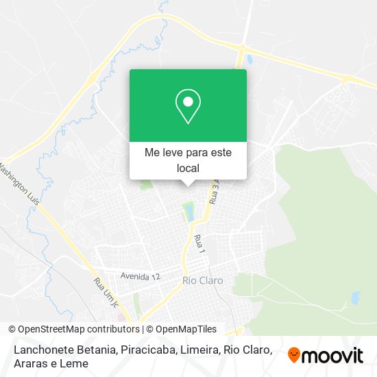 Lanchonete Betania mapa