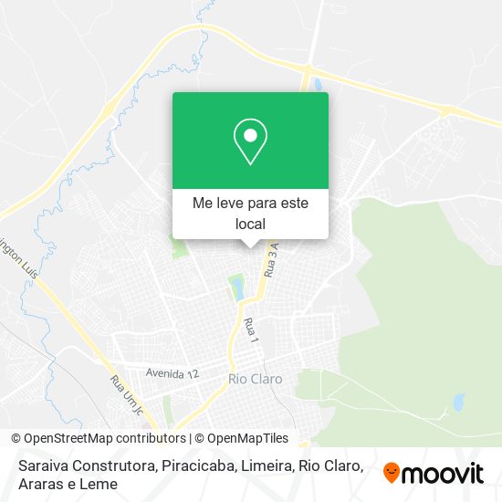 Saraiva Construtora mapa