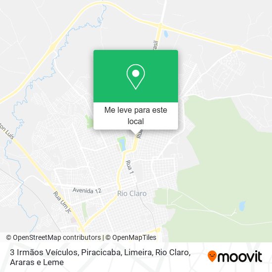 3 Irmãos Veículos mapa