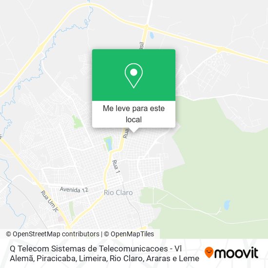 Q Telecom Sistemas de Telecomunicacoes - Vl Alemã mapa