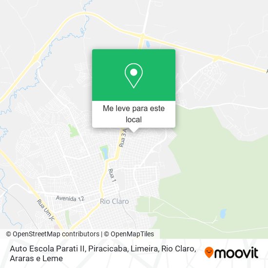 Auto Escola Parati II mapa