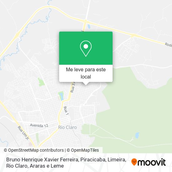 Bruno Henrique Xavier Ferreira mapa