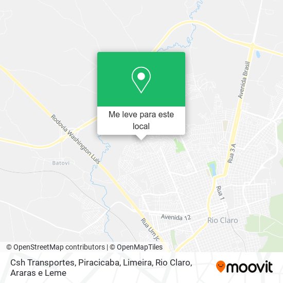 Csh Transportes mapa