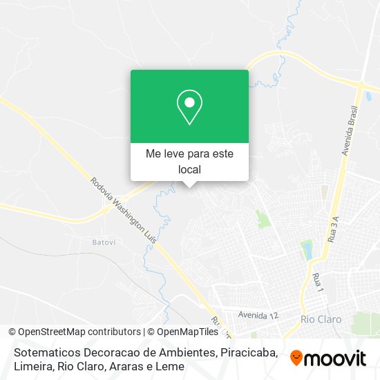 Sotematicos Decoracao de Ambientes mapa