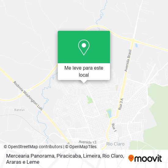 Mercearia Panorama mapa