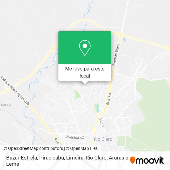 Bazar Estrela mapa