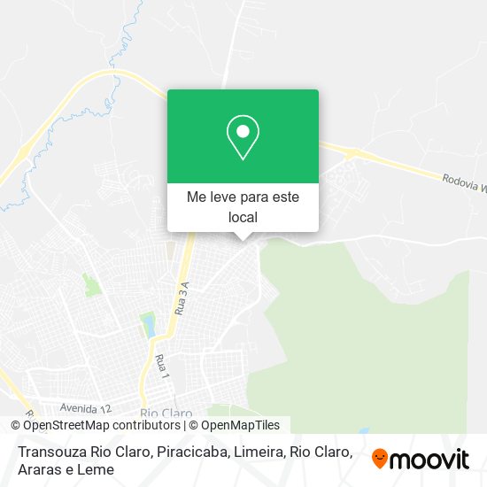 Transouza Rio Claro mapa