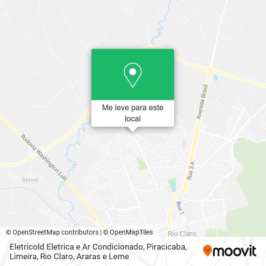 Eletricold Eletrica e Ar Condicionado mapa