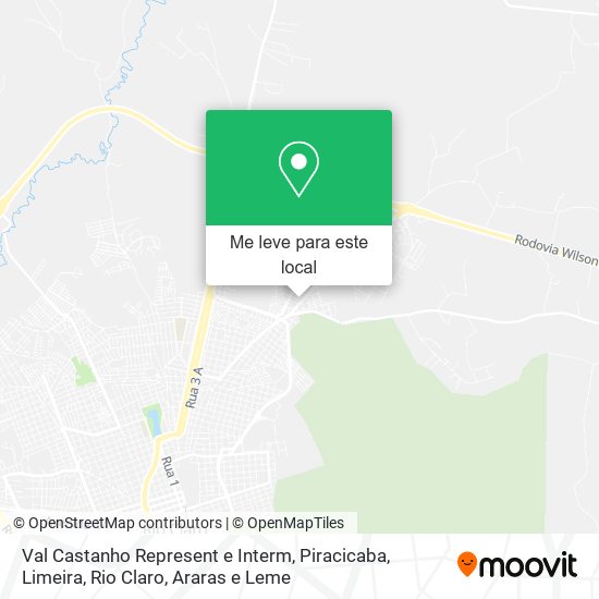 Val Castanho Represent e Interm mapa