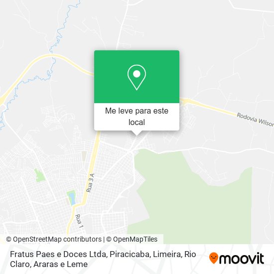 Fratus Paes e Doces Ltda mapa