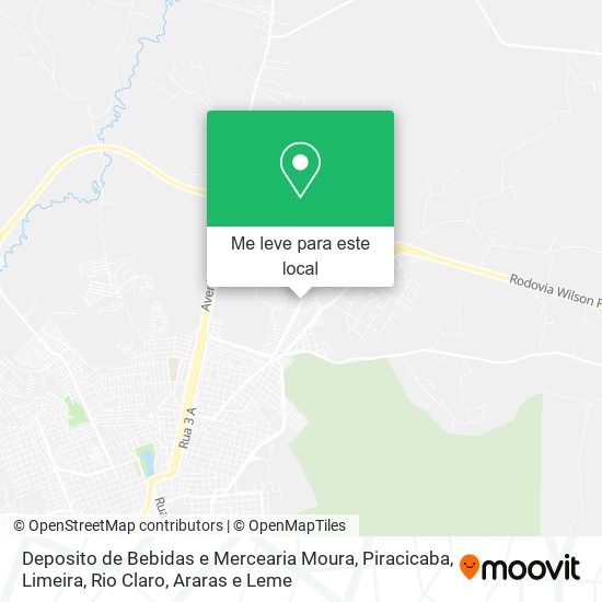 Deposito de Bebidas e Mercearia Moura mapa