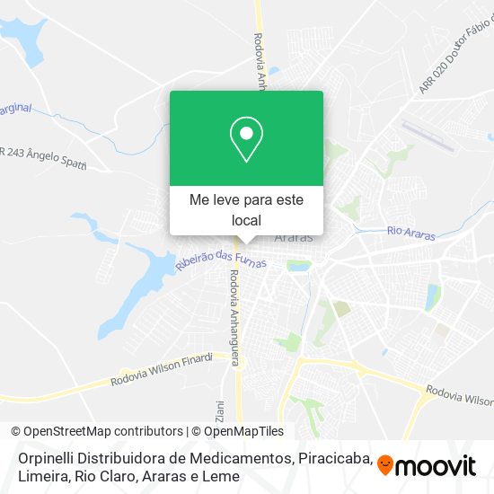 Orpinelli Distribuidora de Medicamentos mapa