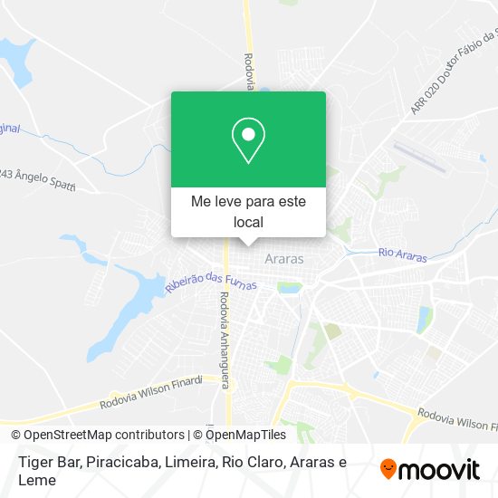 Tiger Bar mapa