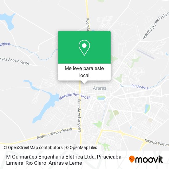 M Guimarães Engenharia Elétrica Ltda mapa