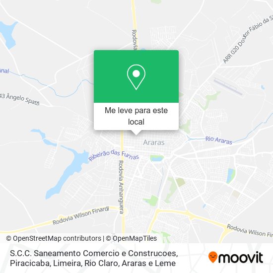 S.C.C. Saneamento Comercio e Construcoes mapa