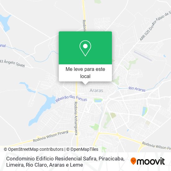 Condomínio Edifício Residencial Safira mapa