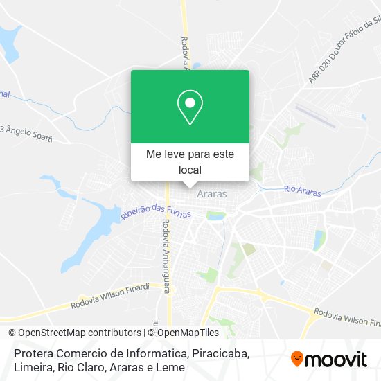 Protera Comercio de Informatica mapa