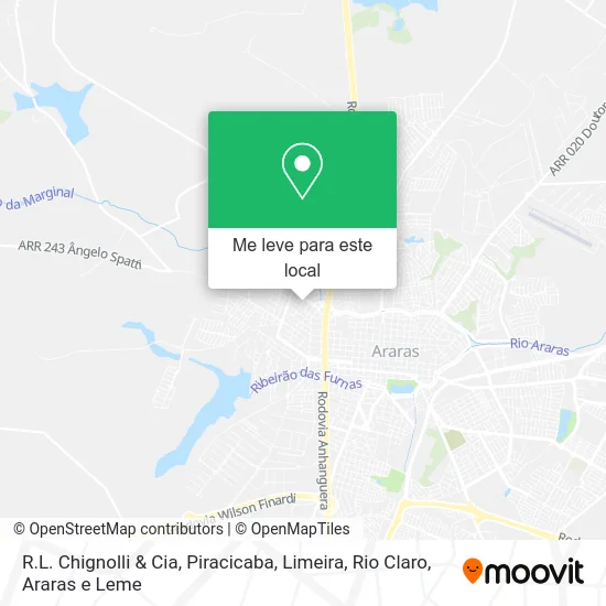 R.L. Chignolli & Cia mapa