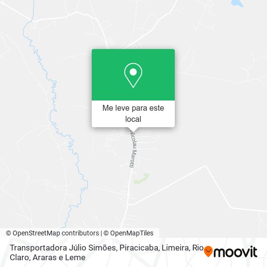 Transportadora Júlio Simões mapa