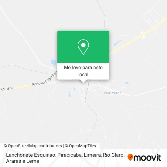 Lanchonete Esquinao mapa