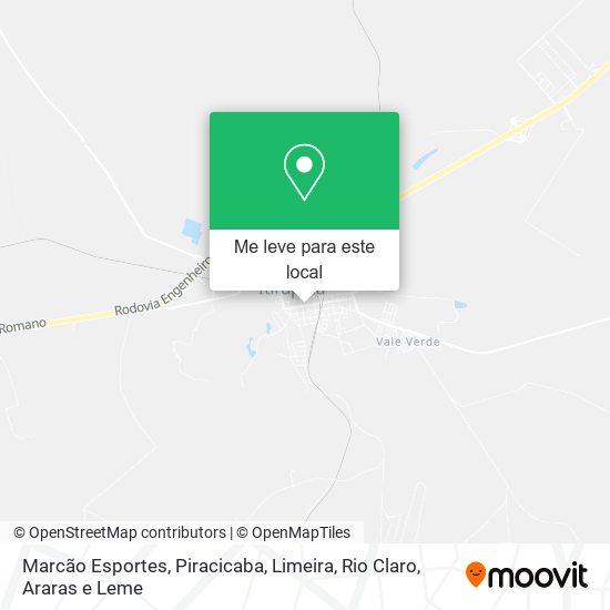 Marcão Esportes mapa