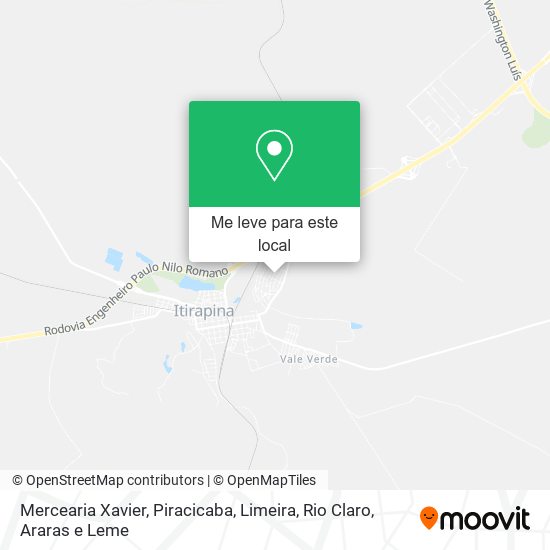 Mercearia Xavier mapa