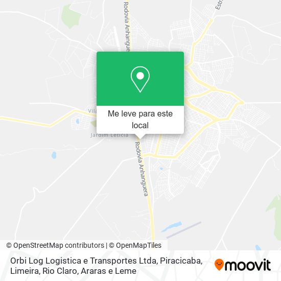 Orbi Log Logistica e Transportes Ltda mapa