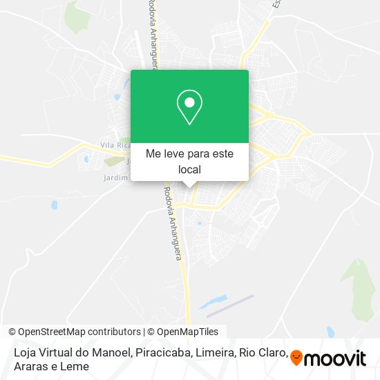 Loja Virtual do Manoel mapa