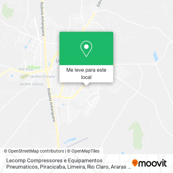 Lecomp Compressores e Equipamentos Pneumaticos mapa