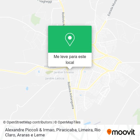 Alexandre Piccoli & Irmao mapa