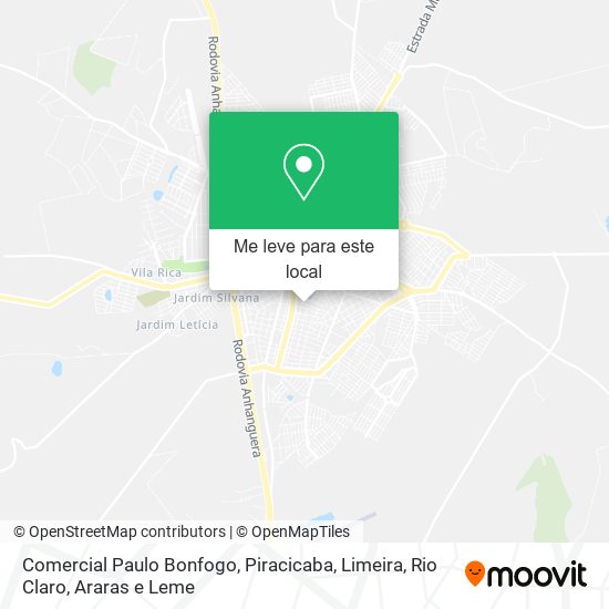 Comercial Paulo Bonfogo mapa