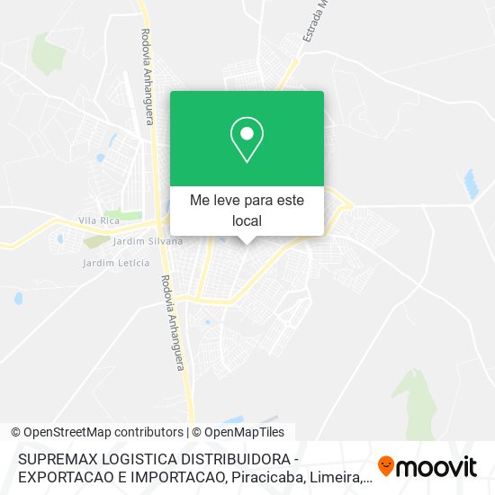 SUPREMAX LOGISTICA DISTRIBUIDORA - EXPORTACAO E IMPORTACAO mapa