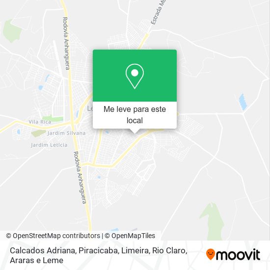 Calcados Adriana mapa