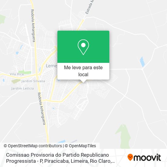 Comissao Provisoria do Partido Republicano Progressista - P mapa