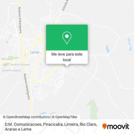 D.M. Comunicacoes mapa