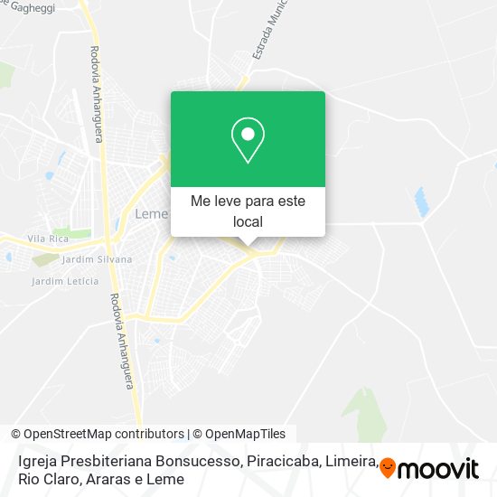 Igreja Presbiteriana Bonsucesso mapa