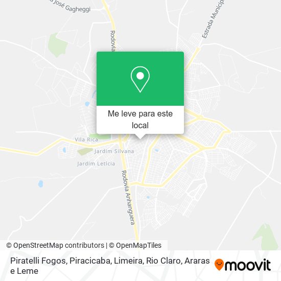 Piratelli Fogos mapa