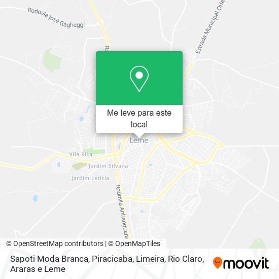 Sapoti Moda Branca mapa