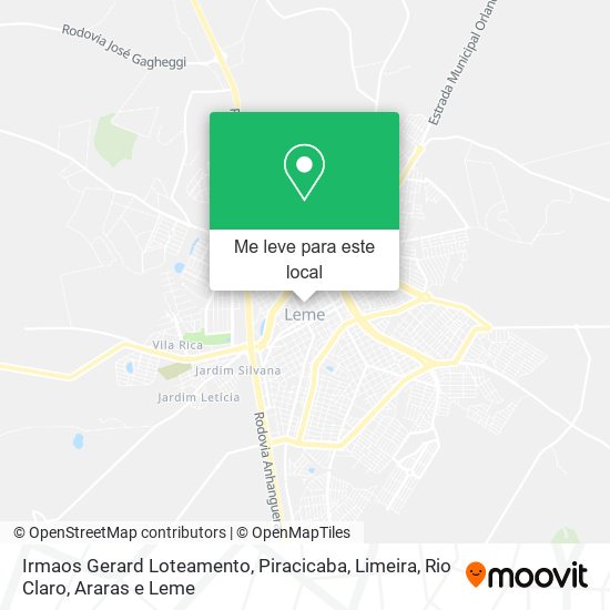 Irmaos Gerard Loteamento mapa